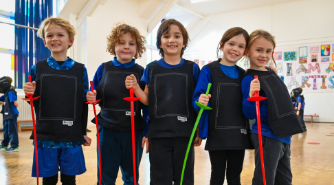 Fencing Fun at Salusbury Primary School