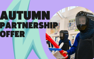 One-Year Partnership Offer and 24 FREE Foam Swords: our Back to School Offer!
